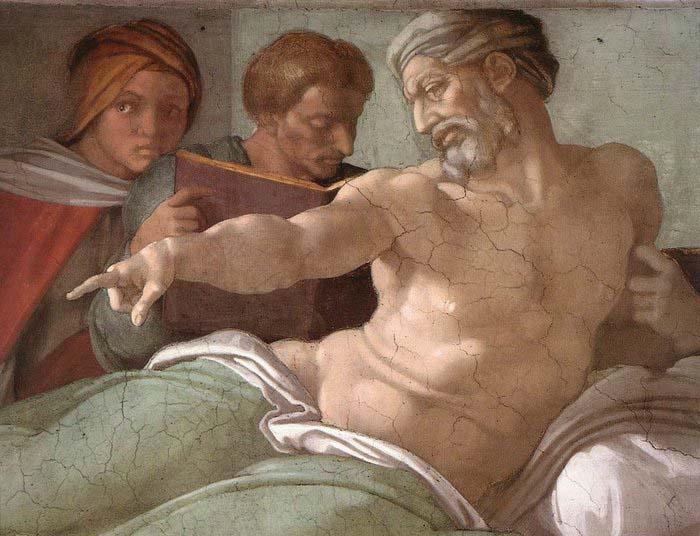 Michelangelo Buonarroti Punishment of Haman oil painting picture